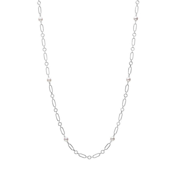 Mikmoto M Collection White Gold Akoya Pearl Necklace