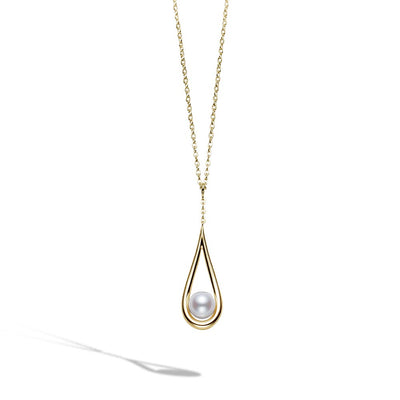 Mikimoto Akyoa Pearl Teardrop Necklace - Mikimoto product