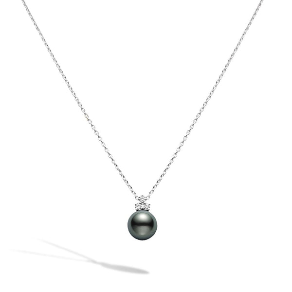 Mikimoto Black South Sea Pearl Drop Necklace, MPQ10155BDXW