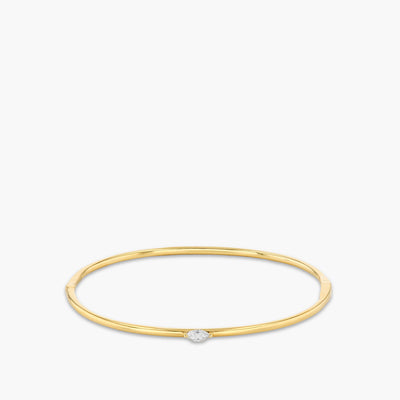 .20 Carat Marquise Diamond Hinged Bangle - Private Label product