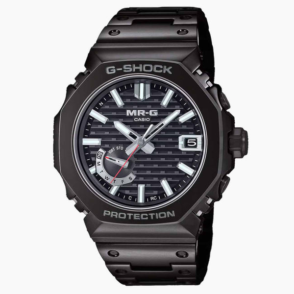 G-Shock MR-G Kumiki-Kohshi Black Dial with a Black Titanium Band