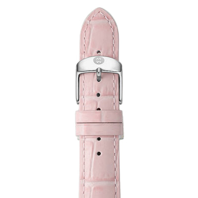 Michele Embossed Calfskin Rose Watch Strap - 18mm - Michele product
