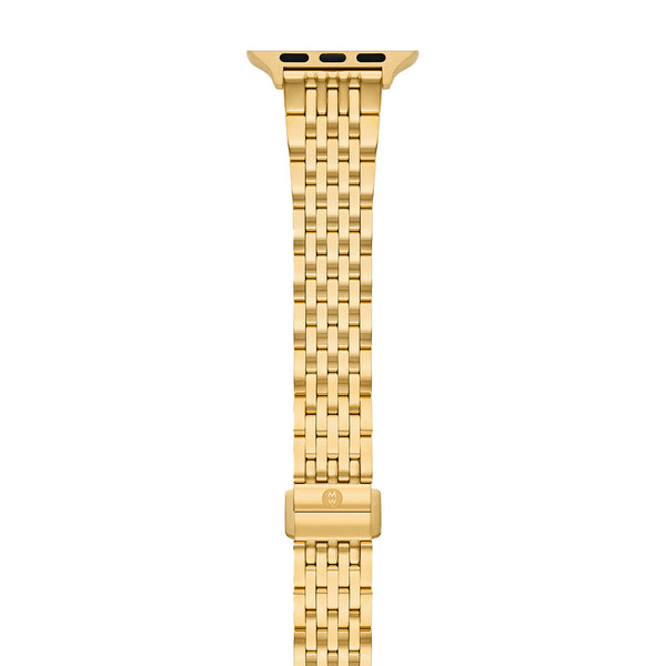 Michele 18mm Gold 7-Link Bracelet