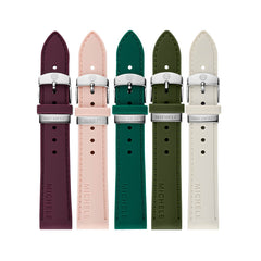 Michele Luxe Garden 5-Piece Silicone Strap Set - 18mm