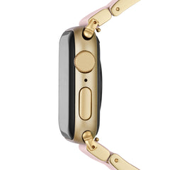 Michele 5-Link Silicone Apple Watch Bracelet - Peony