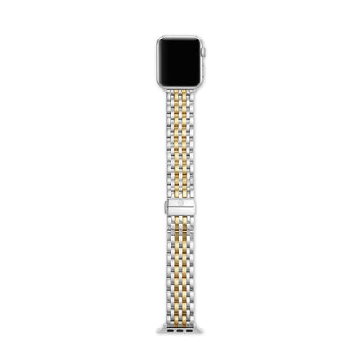 Michele 7-Link Apple Watch Bracelet - Silver & Gold - Michele product