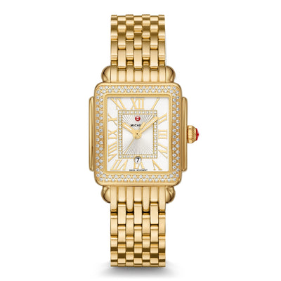 Michele Deco Madison Mid Yellow Gold Diamond Watch - Michele product