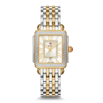 Michele Deco Madison Mid Two-Tone Diamond Watch - Michele product