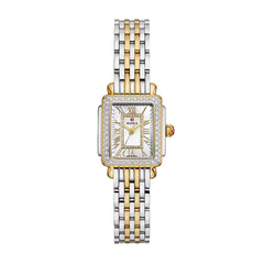 Michele Watch Deco Madison Mini Diamond in Two Tone