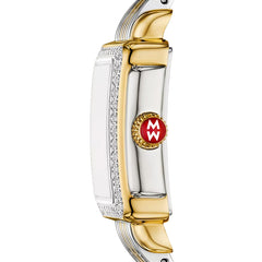 Michele Watch Deco Madison Mini Diamond in Two Tone