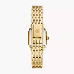 Michele Watch Deco Madison Mini Diamond in Yellow