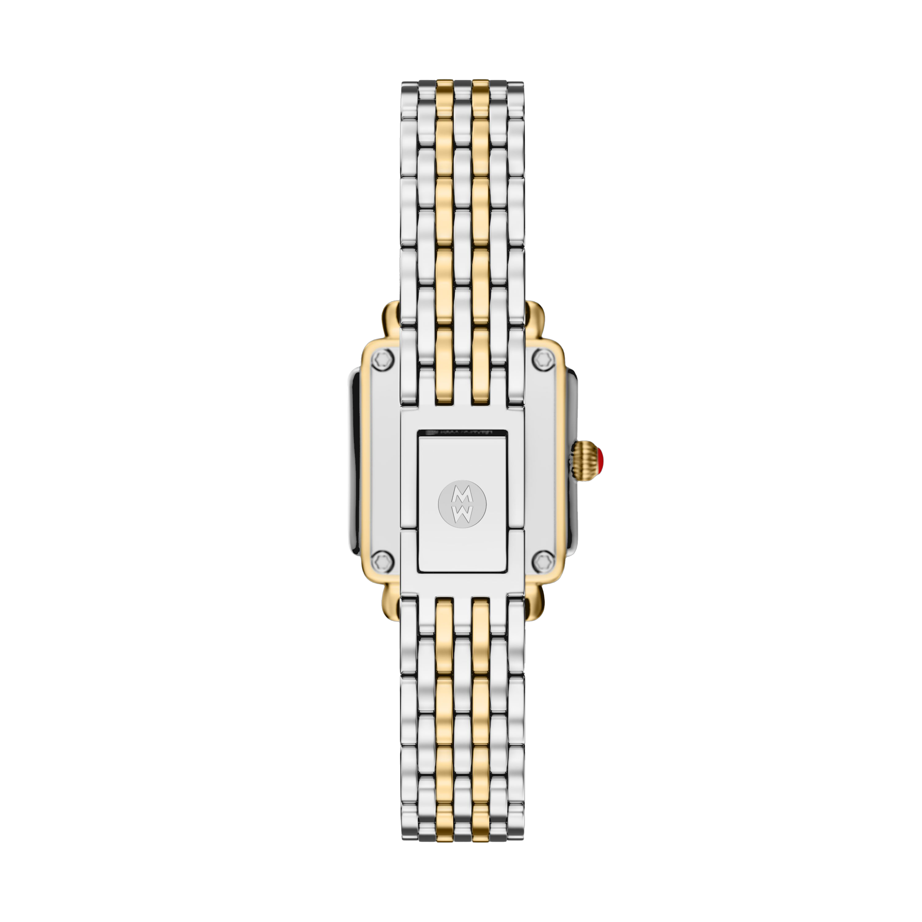 Michele Watch Deco Madison Mini Mother of Pearl in Two-Tone
