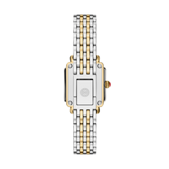 Michele Watch Deco Madison Mini Mother of Pearl in Two-Tone