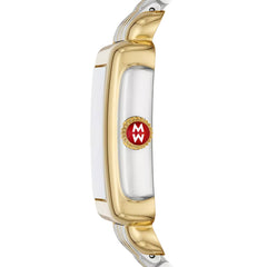 Michele Deco Madison Yellow Gold and Steel Diamond Dial Watch