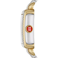 Michele Deco Madison Diamond Bezel Two Tone Watch