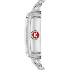 Michele Deco Madison Apricot Dial Stainless Steel Watch
