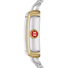 Michele Deco Mid Gray Mother-of-Pearl Diamond Watch