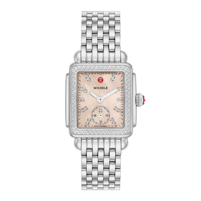 Michele Deco Madison Mid Watch With Apricot Dial - Michele product