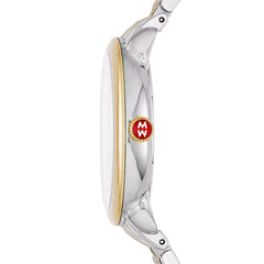 Michele Serein Mid Two Tone Diamond Dial Watch – 36mm