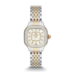 Michele Meggie Two Tone Diamond Watch