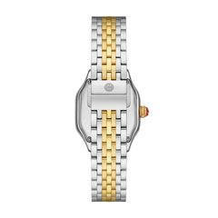 Michele Meggie Two-Tone Lush Green Dial Diamond Watch