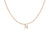 EF Collection Diamond Initial Charm in Yellow gold