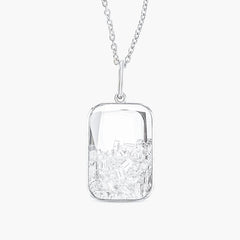 Moritz Glik Ten Fourteen Large Diamond Shaker Pendant and Necklace