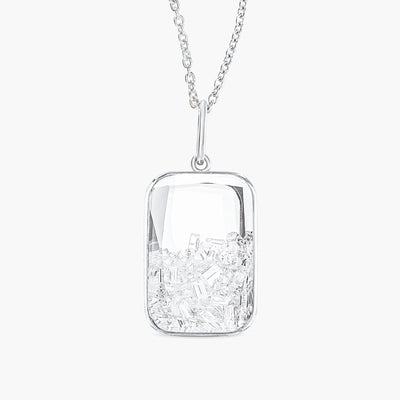 Moritz Glik Ten Fourteen Large Diamond Shaker Pendant and Necklace - Moritz Glik product