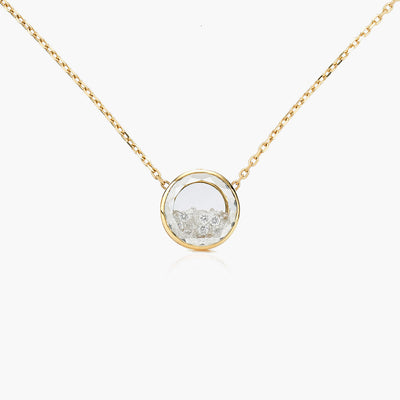 Moritz Glik Naipe Circle Necklace with Diamonds - Moritz Glik product