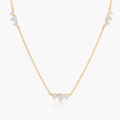 Carbon and Hyde Yellow Gold Diamond Stardust Necklace