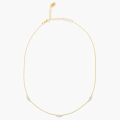 Carbon and Hyde Yellow Gold Diamond Stardust Necklace