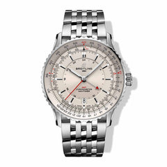 Breitling Navitimer Automatic GMT 41 Beige Dial on Bracelet- 41mm