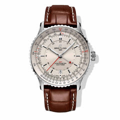 Breitling Navitimer Automatic GMT 41 Beige Dial on Bracelet- 41mm