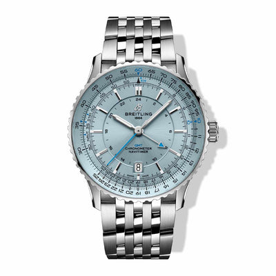 Breitling Navitimer Automatic GMT 41 Light Blue Dial on Bracelet- 41mm - Breitling product