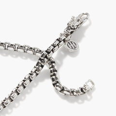 John Hardy Classic Chain Silver Box Necklace