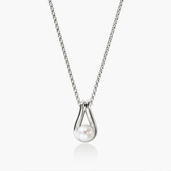 John Hardy Surf Freshwater Pearl Pendant Necklace