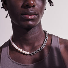 John Hardy Surf Silver Pearl Necklace