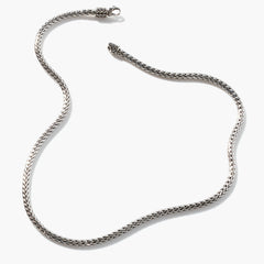 John Hardy Classic Chain 3.5mm Silver Necklace with Lobster Clasp