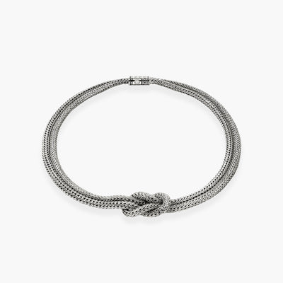 John Hardy Love Knot Silver Double Chain Necklace - 5mm - John Hardy product