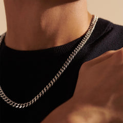 John Hardy Curb Link Sterling Silver Link Necklace