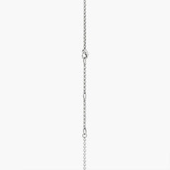 John Hardy Essentials Diamond Interlinking Silver Necklace