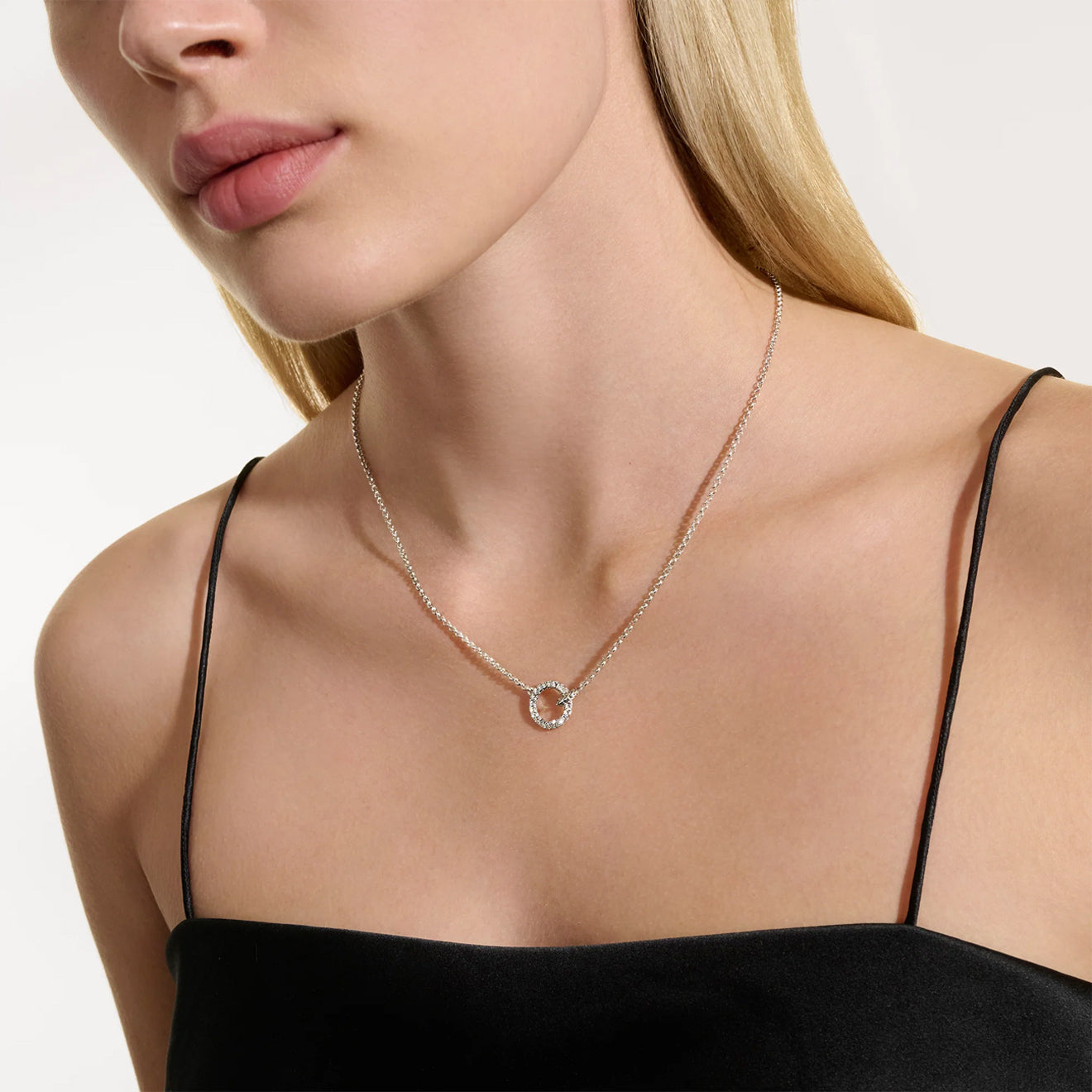 John Hardy Essentials Diamond Interlinking Gold Necklace