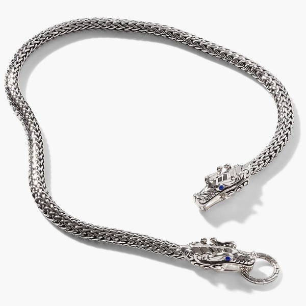 John Hardy Legends Naga Double Dragon 7.5mm Necklace in