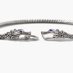 John Hardy Legends Naga Double Dragon 7.5mm Necklace