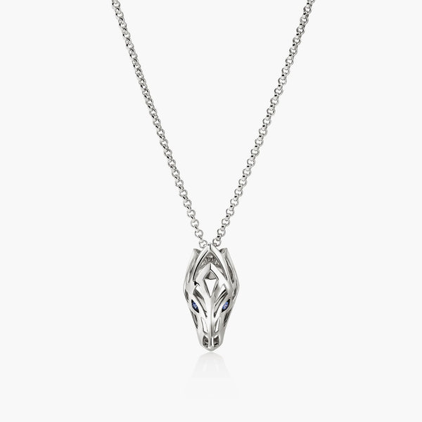 John Hardy Naga Head Pendant with Sapphires