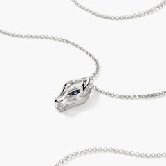 John Hardy Naga Head Pendant with Sapphires