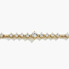 4 Carat Scattered Diamond Tennis Necklace
