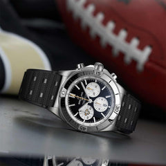 Breitling Chronomat B01 NFL New Orleans Saints Edition with Rouleaux Steel Bracelet - 42mm