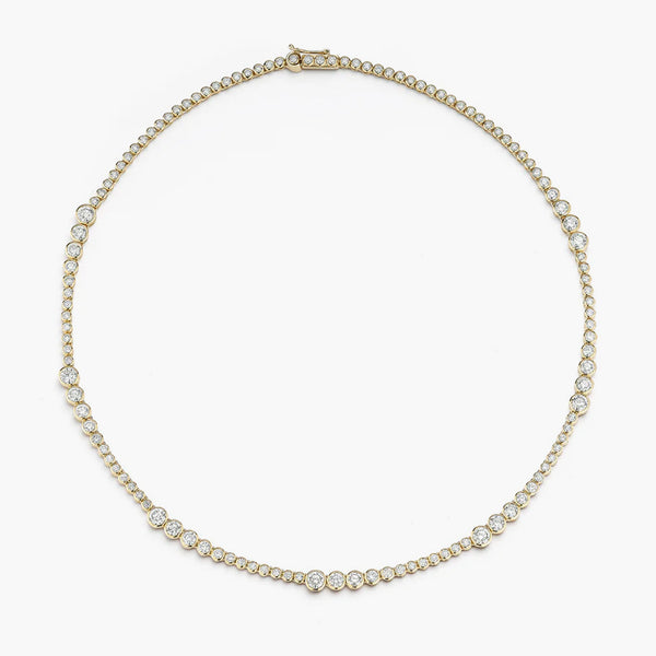 ONDYN Grand Rainsun Diamond Tennis Necklace