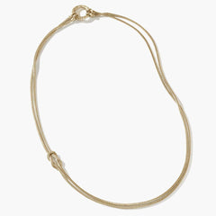 John Hardy Love Knot 1.8mm Chain Necklace in Yellow Gold
